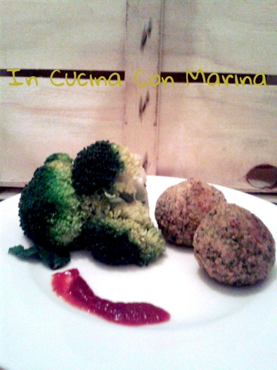 Polpette d okara e broccoli